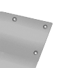 Hochwertige Mesh-Plane, 4/0-farbig bedruckt, Ösen im Abstand von 50 cm rundum